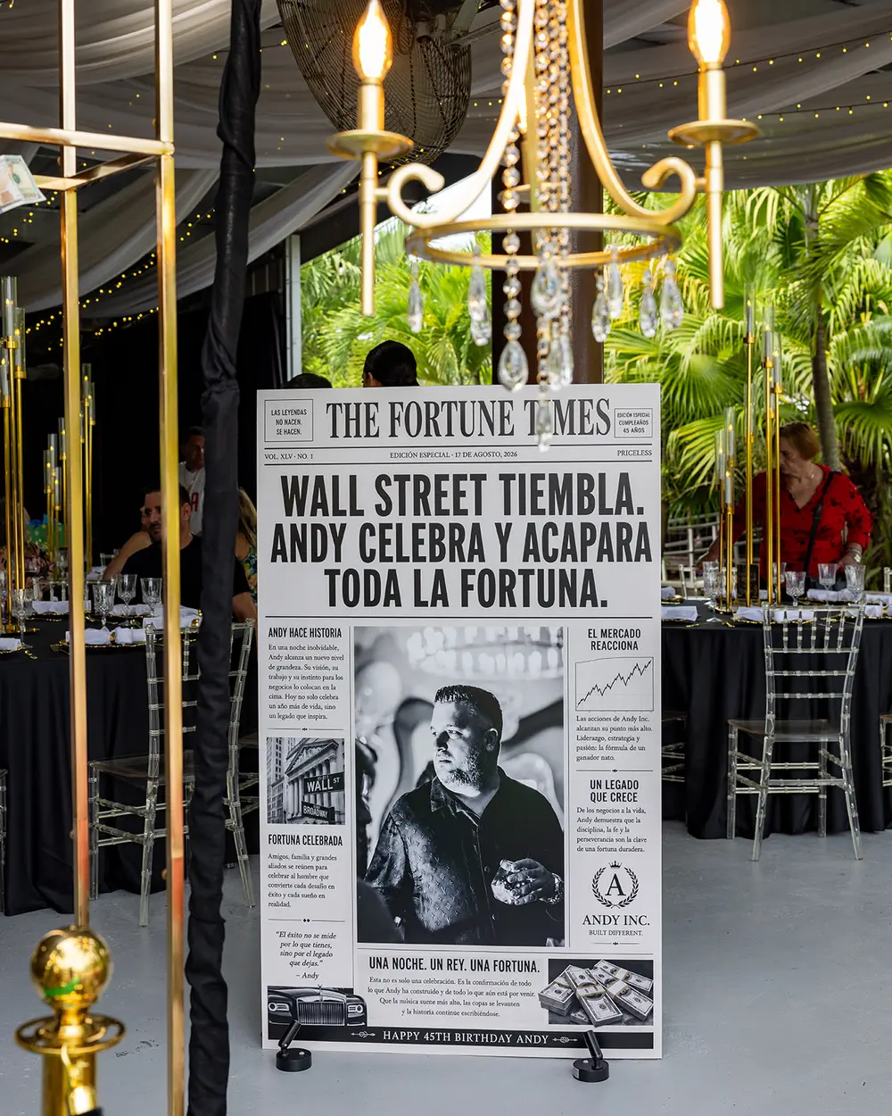45 cumpleaños de Andy: Dinero y Oro - Imagen 9